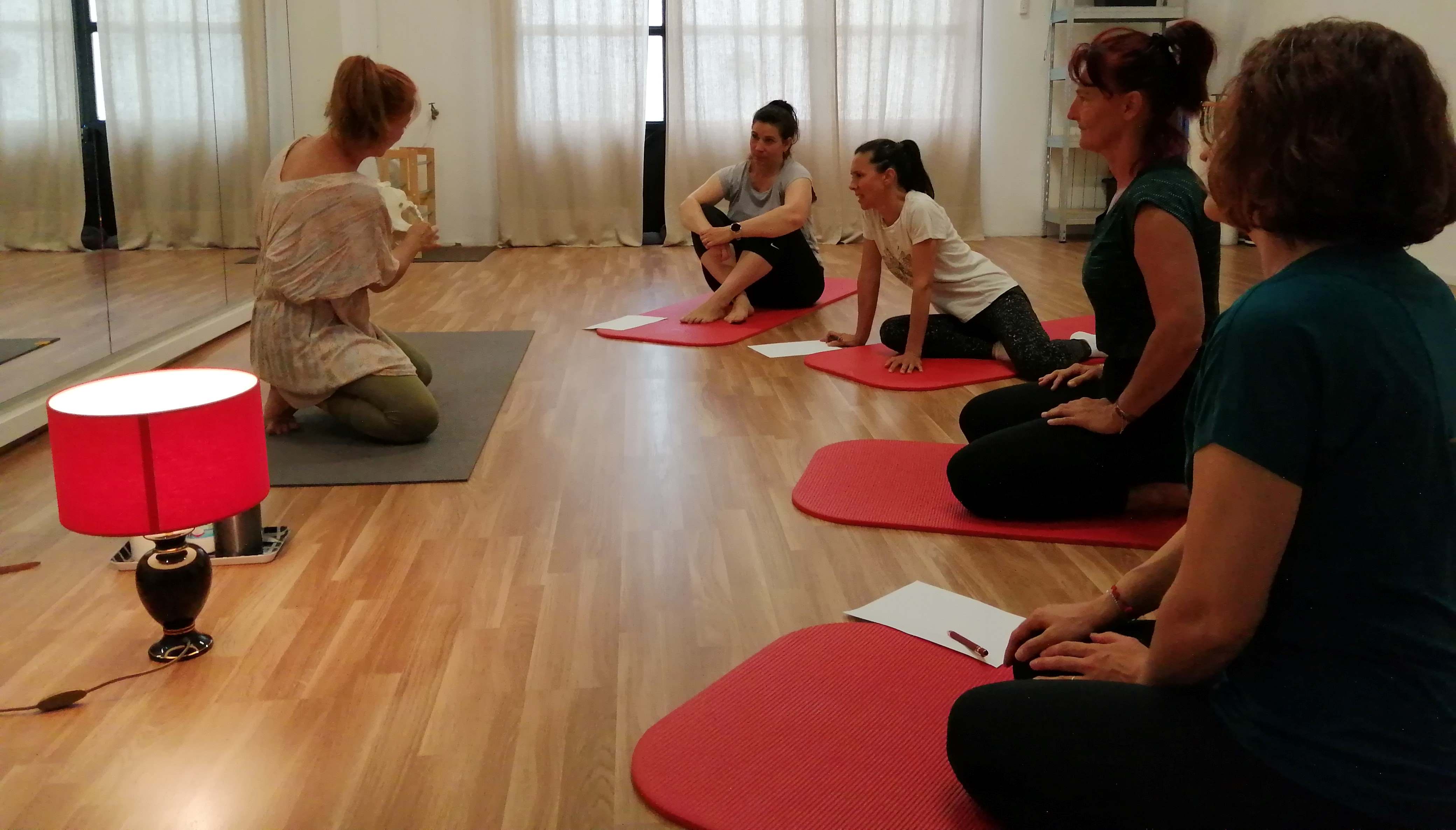 Des stagiaires se forment pour maîtriser les 34 mouvement originaux de J.H Pilates